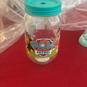 Paw Patrol Kids Jar with Teal Lid